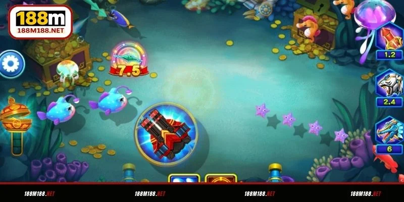 Cách chơi Cai Shen Fishing 188M cơ bản
